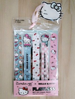 Hello Kitty The Creme Shop Christmas Nail Files Set Limited Edition